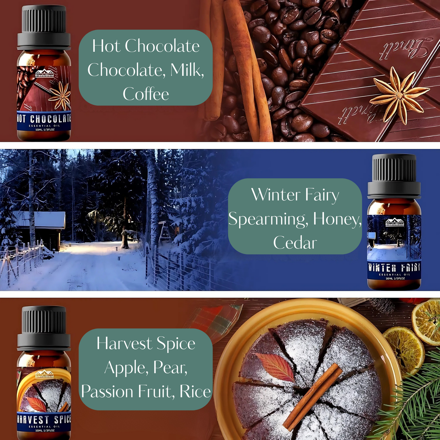 Winter Essential Oils Set